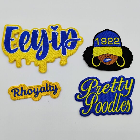 Sigma Gamma Rho 4 piece iron on patch set - Picture 2 of 2